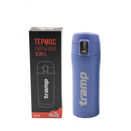 Термос TRAMP 0,35 л, Cиний TRC-106-dark-blue