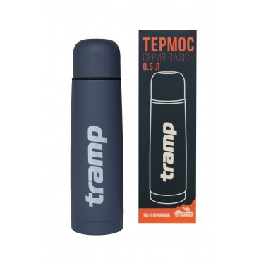 Термос Tramp Basic 0,5 литра серый.