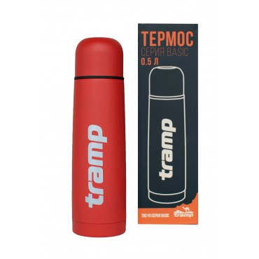 Термос Tramp Basic 0,5 литра красный.
