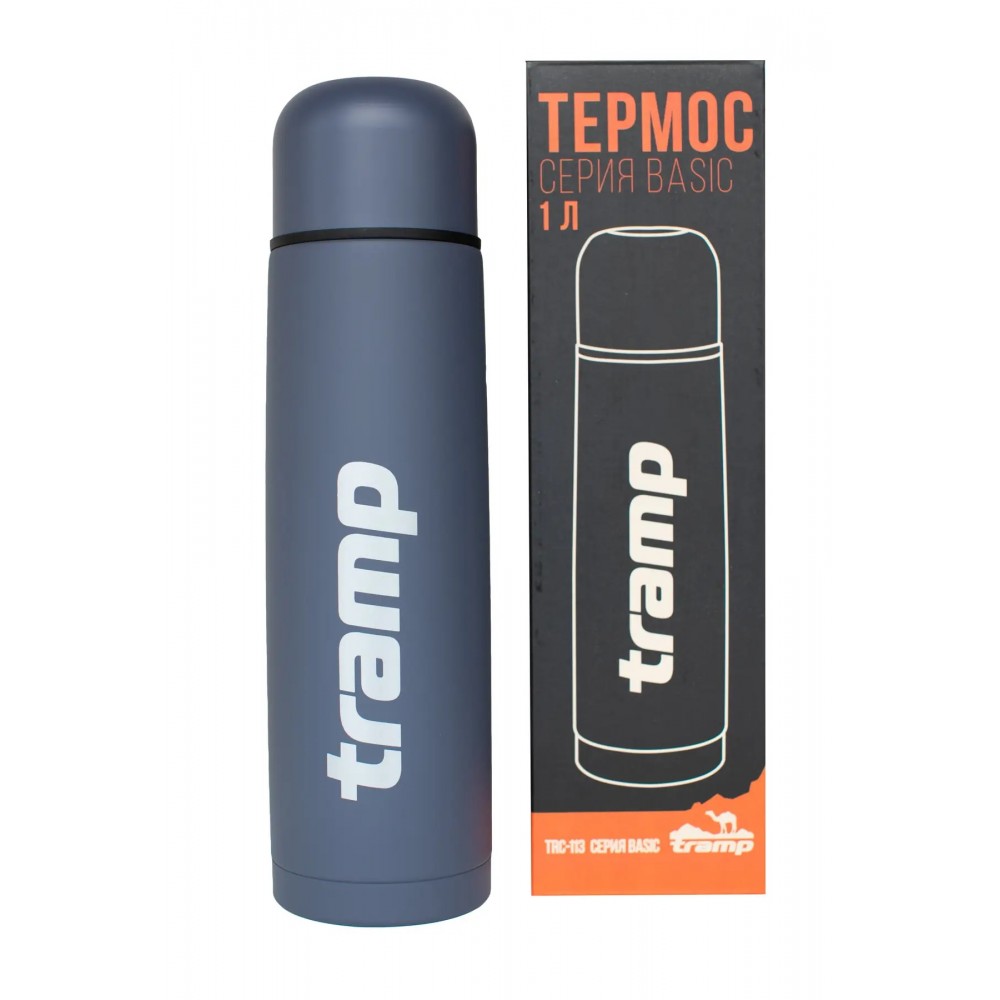 Термос Tramp Basic 1 литр серый.